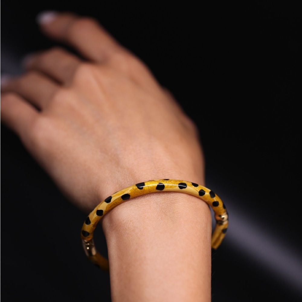 SOHO 18k Gold Leopard Bracelet